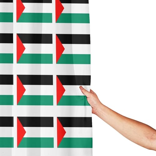 Accessoires de salle de bain drapeau Palestine pour un espace unique