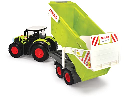 Dickie Toys-CLAAS Traktor mit Anhänger (64 cm)-großer Spielzeug-Trecker mit Freilauf-Mechanik für Kinder ab 3 Jahren… – Bild 8