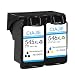 Produktbild CIAJIE Kompatible Tintenpatronen für Canon 545 546 XL PG545 CL546 für Pixma IP2850 MG2450 MG2550 MG2550S MG2950 MX495 TS205 TS305 TS3150 IP2800 TR4550 (1) Schwarz + 1 Farbe)