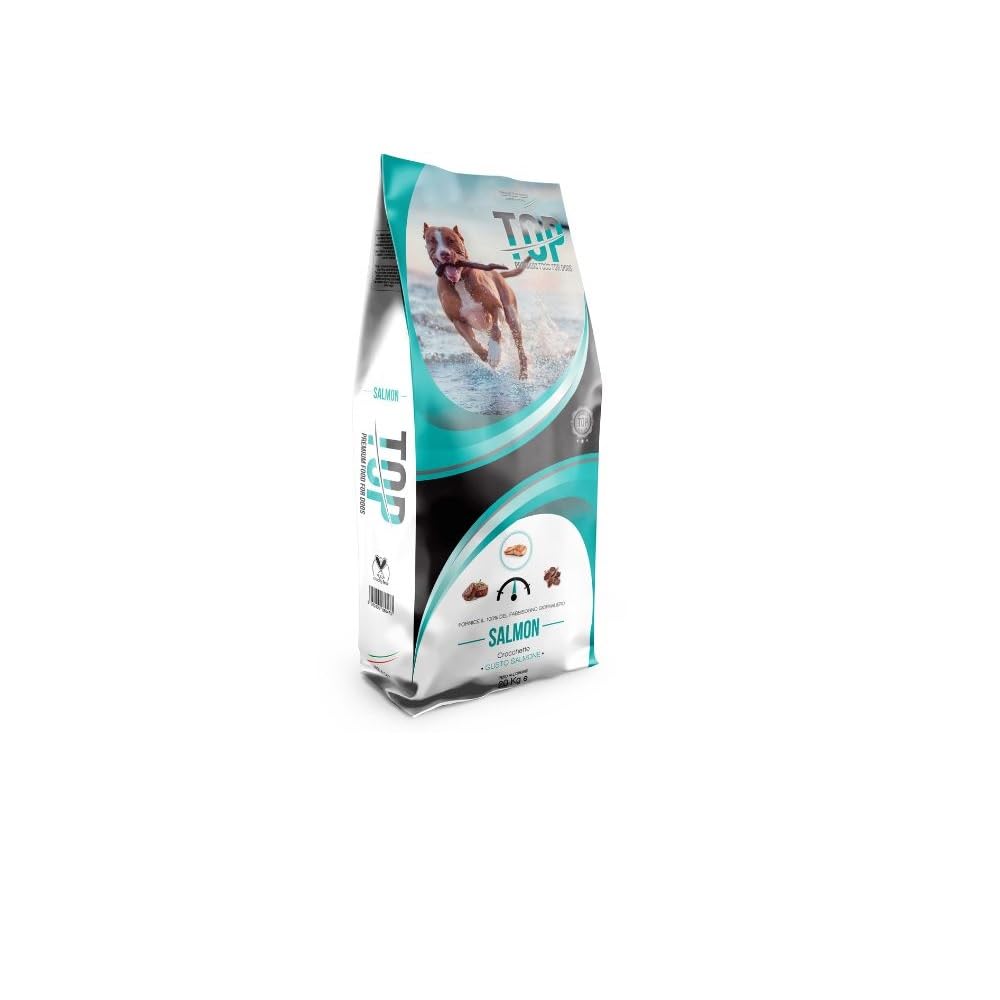 Top Salmon - Alimento completo per il mantenimento di cani adulti, ricco di salmone - 20 kg