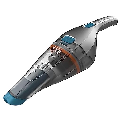 BLACK+DECKER, DUSTBUSTER 10.8 Wh (7.2 v - 1.5 Ah) - Tecnologia Litio - Doppio sistema di filtraggio - Capacità 385 ml. NVC215WA-QW