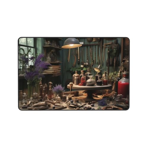 Tapis vintage imprimé décoration intérieur de ferme - 8