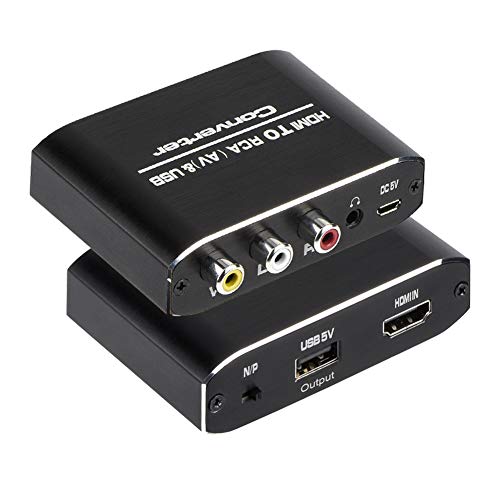 液晶テレビ HDMI USB LAN コンポジット ラトックシステム コンポジット to HDMIコンバーター RS-AV2HD1