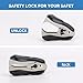 3 Pack Staple Remover with Safety Lock - Durable Metal Teeth for Easy Staple Removal, Ideal for Home, Office & School Use