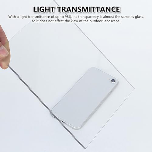 Panneaux de serre en acrylique durable, clarté premium pour extérieur