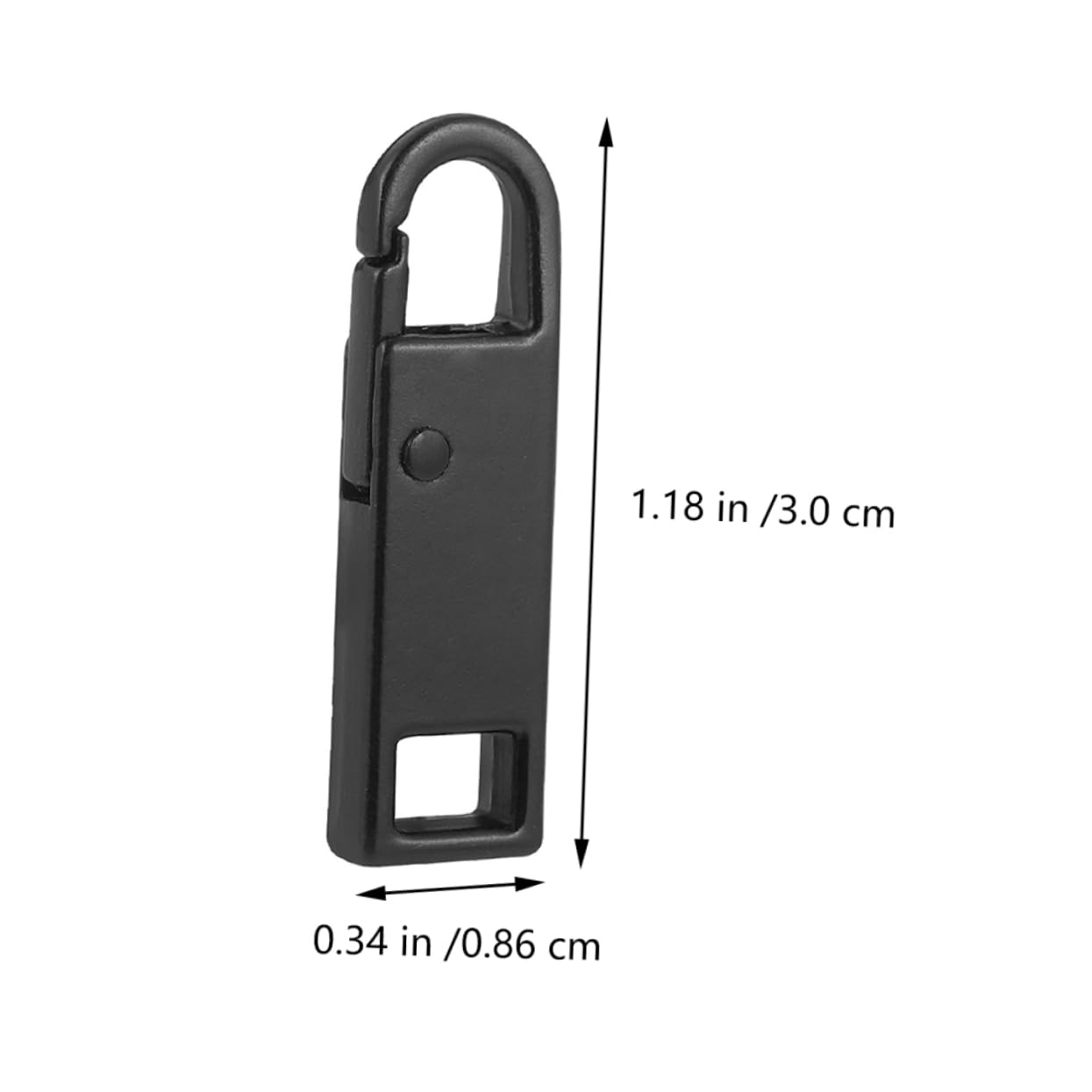 BEBEMOKO 8pcs Detachable Zipper Pull Tabs for DIY Luggage Backpack Clothing Accessories Repair Fixers for Bags Coats Sportswear More Zipper Fixers