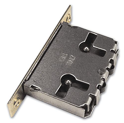 Serratura da Infilare Bordo Quadro in Ottone Meroni Art.53 Mis. 50mm Front.12 mm