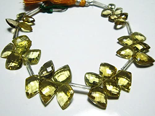 Fil de Beer Quartz naturel en forme de flèche facettée de 8x6 à 16x12mm pour bijoux DIY