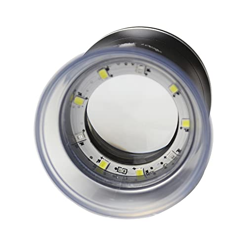 Loupe de précision 30X avec éclairage LED blanc et UV pour circuits imprimés PCB - 3