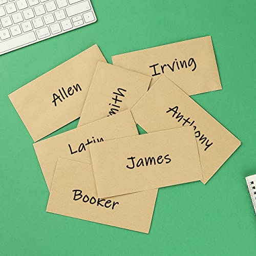 Mr. Pen - Envelopes de dinheiro, pacote com 100, 16,5 cm x 9 cm, desafio de economia de dinheiro, en