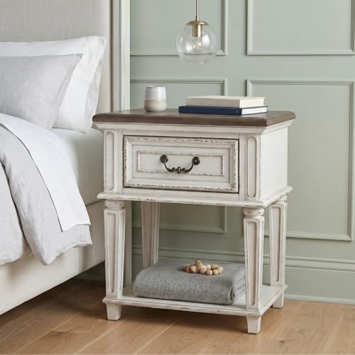 Image of Signature Design by Ashley Realyn 24-in French Country 1-Drawer Nightstand