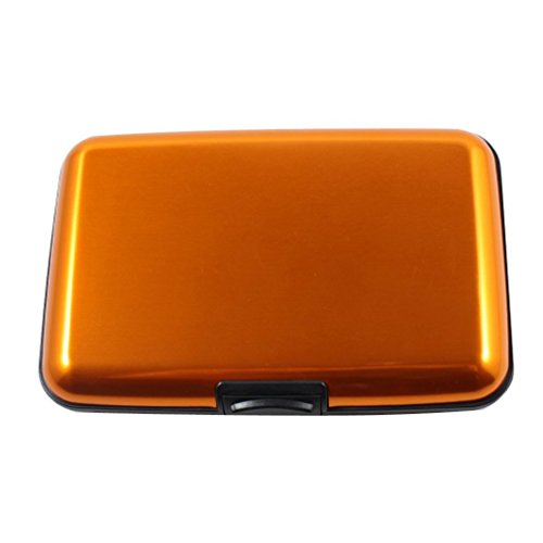 TOOGOO (R) Caso di alluminio PORTAFOGLIO carta di