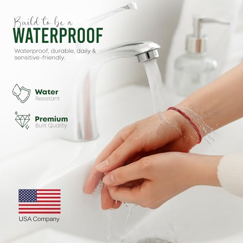 Rosey Kabbalah Red String Bracelet for Protection - Unisex Evil Eye Protection Bracelet - Pulseras Para Hombres - For Good Luck, Blessings, Financial Success & Bravery - Adjustable Size2