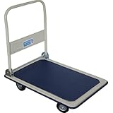 Einklappbarer Handgriff mit Fußbedienung für platzsparendes Verstauen