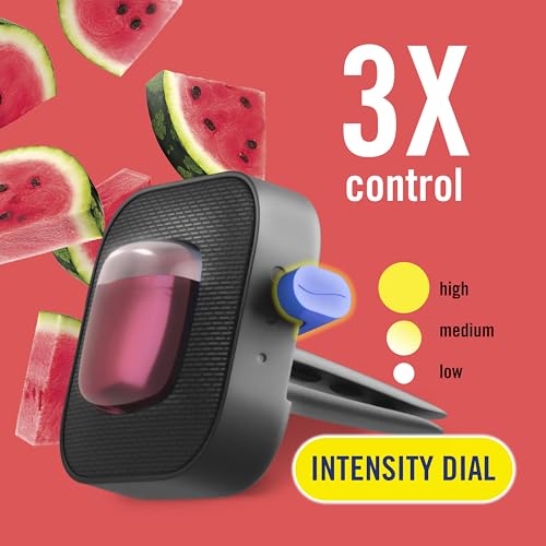 Image of Car Air Freshener Vent Clip Sweet Watermelon Vine Scent, 2 Count, .13 oz Total