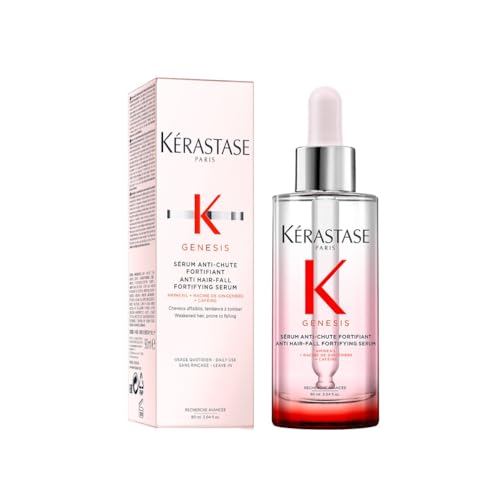 K&eacute;rastase Genesis Hair Serum, Nourishing & Fortifying Leave-In Conditioner, For Weakened Hair Prone to Hair Loss, With Ginger Root & Edelweiss Flower, S&eacute;rum Anti-Chute Fortifiant, 90 ml