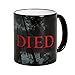 Imagen de Elbenwald Taza con You Died para fans de Elden Ring de cerámica