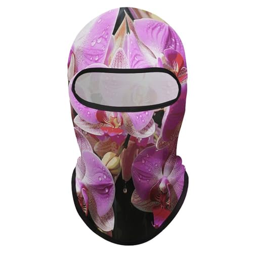 Balaclava Orchids para Hombres y Mujeres Protección Solar Transpirable Máscara Completa para la Cabeza para Senderismo, Ciclismo, Correr, Conducir miniatura 7
