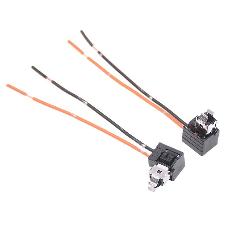 Unifizz Pack of 2 Headlight Fog Light Bulb H1 H3 Extension Socket Wire Harness Connector Holder