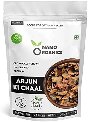 JOKE Organic Arjun ki Chaal - 400 Gm Dried- Arjuna Tree Bark - Raw | Lowers Bad Cholesterol