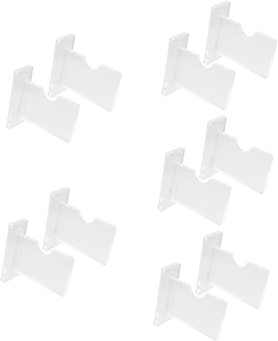 BESPORTBLE 5pairs Wall Mounted Fishing Rod Holder Rack Fishing Pole Display Stand for Organized Storage Vertical Horizontal Installation for Garage and Home Use