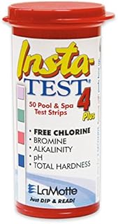 LaMotte Insta Test 4 Plus, 50 Pool & Spa Test Strips