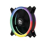 rodas ventilador aro Presión del aire: 1.51mmH20 Talius ventilador caja FAN04 Spectrum doble aro retail 12cm