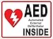 Warning Metal Sign Aed Wall Sign 8
