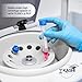 Kashi Scientific Conical Centrifuge Tubes 15mL, [100 Pack] Plastic Test Tube with Screw Caps, 15mL Sterile Test Tubes with Lids, 15 mL Falcon Tubes with Printed Graduation and Write-on Spot