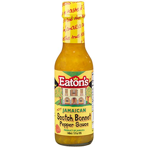 Eaton's Scotch Bonnet Pepper Sauce Jamaican - Use for Dish (Scotch Bonnet Pepper, 2 Pack)