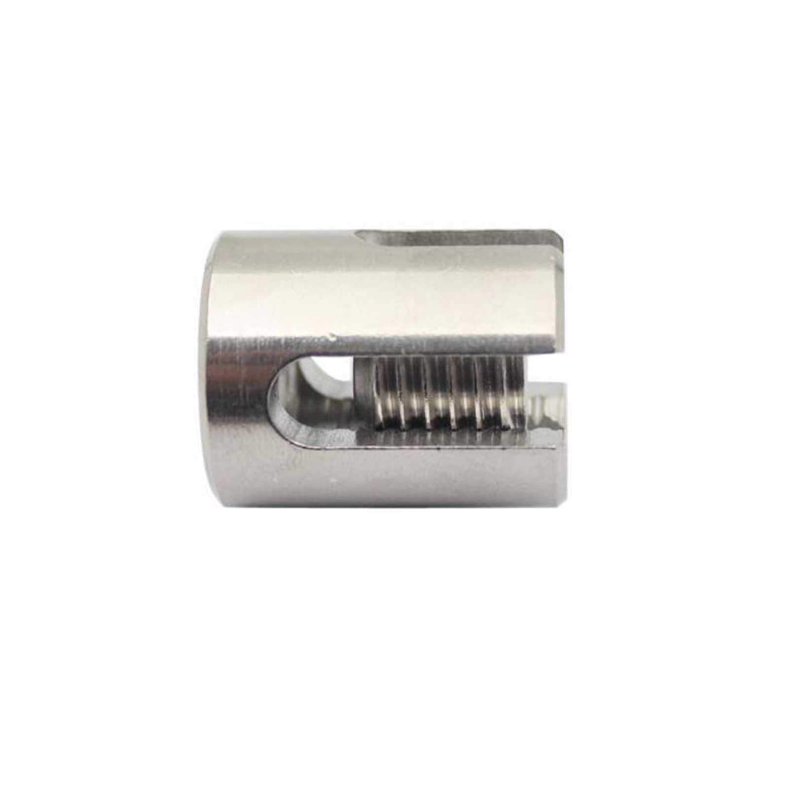 10 Uds De acero inoxidable 316 para abrazaderas de cable cruzado, enrejado de cable para abrazaderas cruzadas de 90 grados, enrejado Sil
