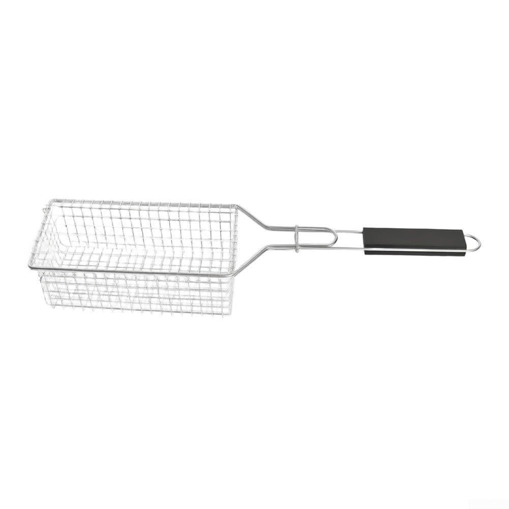 Cesta Asar Pescado 304 para acero Mango Ergonómico Cesta Asar