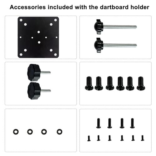Support de cible fléchettes électronique et traditionnelle pliable - 6