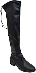 Bota Over The Knee Feminina Beira Rio – Estilo Montaria, Cano Alto, Confortável e Elegante (Preto, BR, Adulto, Numérico, 38)