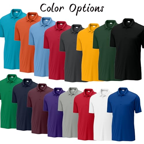 Custom Golf Polos - Personalized Sport-Tek Performance Polo Shirt for Teams, Events & Work Uniforms XS-4XL miniatura 5