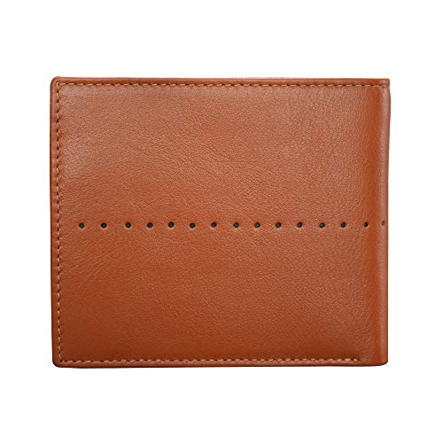 Image of Cross Brown Men's Wallet Stylish Genuine Leather Wallets for Men Gents Purse with Money Coin and Card Holder Compartment (AC188072-2)