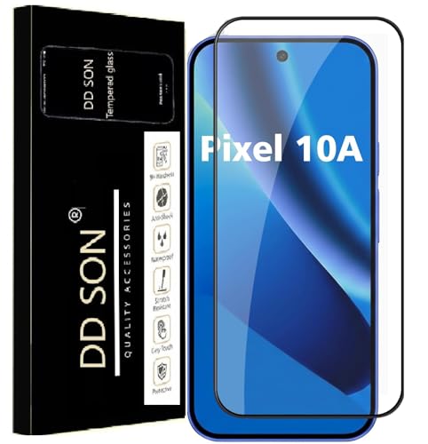 Image of DD SON Premium HD+ Tempered Glass Screen Protector Guard Compatible For Google Pixel 10A 5G (6.3 Inch, Pack of 1) | Edge to Edge Coverage With Easy to installation kit for Smartphone