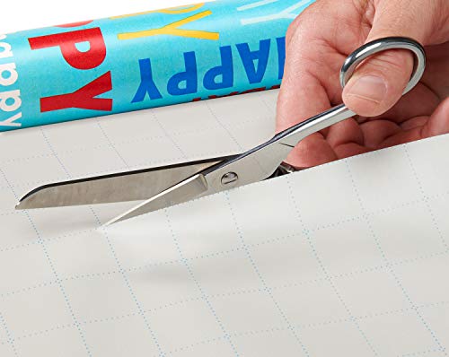 American Greetings Birthday Wrapping Paper Kit With Cut Lines, Bows And Gift Tags, Balloons, Candles, And Fireworks (7 Bows, 30 Gift Tags, 4 Rolls, 120 Sq. Ft) #TOP4