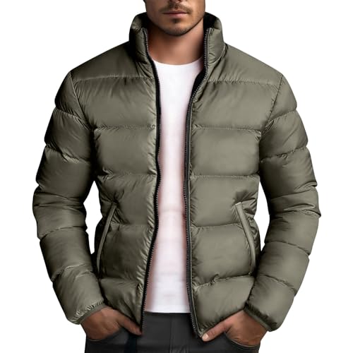 KOG Winterjacke Herren Steppjacke Baumwolle Daunenjacke Dicke...