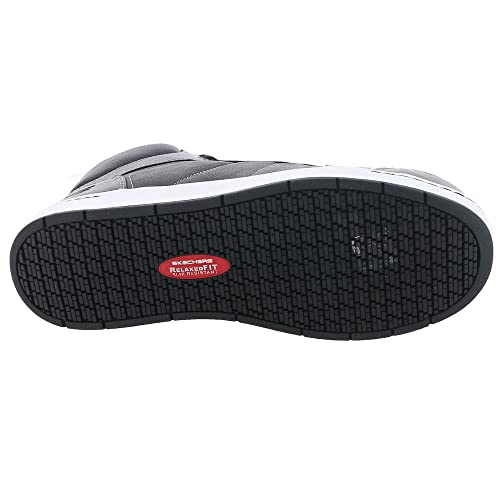 SKECHERS Work Mens Watab - Stirling Steel Toe Black 1 14 EE - Wide