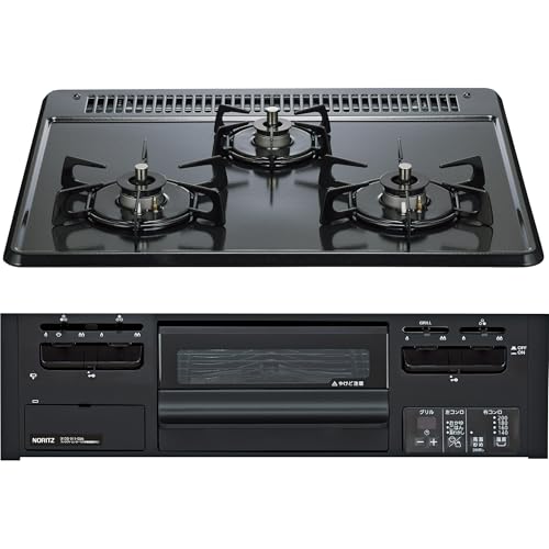 ノーリツ メタルトップ ビルトインガスコンロ 都市ガス用 N3GV2RWTQ1 無水片面焼 60cmタイプ (B0GPV51XDH) Amazon価格推移・価格追跡