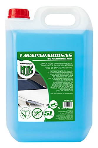 Motorkit LIM10325 Lavaparabrisas Antimosquitos Verano, 5 litros