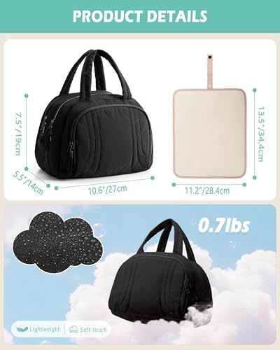 Image of Wearable Breast Pump Bag Compatible with Momcozy /Medela /Elvie /Eufy