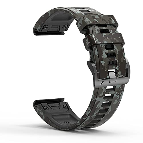 Bracelet silicone pour Garmin Fenix 7 6X anti-irritation à fixation rapide