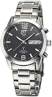 ETT Eco Tech Time Funk Solar Herren Uhr Analog mit Edelstahl Armband EGS-11247-22M
