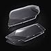 2PCS LH+RH Front Headlight Cover Head Lamp Clear Transparent Lens Compatible with 2005-2011 BMW E90 E91 323i 325i 328i 328xi 335xi 335d 335i xDrive Xenon Headlamps