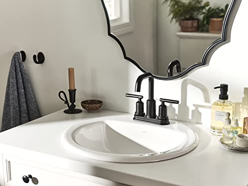 Moen BGCW13OD1919 White Vitreous China Drop-In Countertop Sink thumb #1