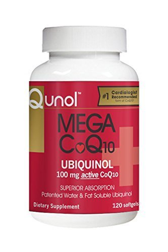 Qunol Mega CoQ10 Softgels, 100 ml, 120 Count by Qunol