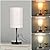Dott Arts Table Lamp for Bedroom, 3-Color Bedside Lamps with Pull Chain, Bedroom Table Lamps for Nightstand,Small Lamp for Living Room, Bulb Included