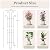 2 Set 32'' Taller Plant Trellis for Climbing Plants Indoors & Outdoor, Garden Metal Trellis Plant Support for Potted Plants, Houseplants, Flowers Vine, Ivy, Pothos, Monstera